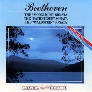 Beethoven - Franz Tauber – The "Moonlight" Sonata; The "Pathetique" Sonata, The "Waldstein" Sonata (CD)