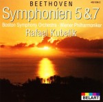 Beethoven - Rafael Kubelik, Boston Symphony Orchestra, Wiener Philharmoniker – Symphonien 5 & 7 (CD)