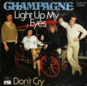 Champagne – Light Up My Eyes 7"