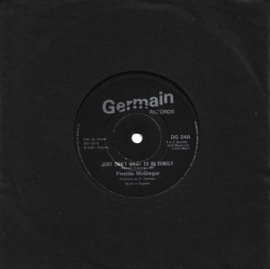 Freddie McGregor / Germain All Star – Just Don't Want To Be Lonely / Revolutionary Rock 7"