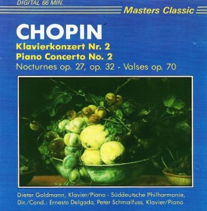 Chopin - Dieter Goldmann, Peter Schmalfuss – Klavierkonzert Nr. 2 / Piano Concerto No. 2 / Nocturnes Op. 27, Op. 32 - Valses Op. 70 (CD)