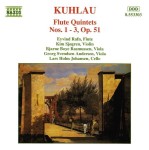 Kuhlau - Eyvind Rafn, Kim Sjøgren, Bjarne Boye Rasmussen, Georg Svendsen Andersen, Lars Holm Johansen – Flute Quintets Nos. 1 - 3, Op. 51 (CD)