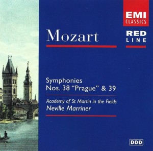 W. A. Mozart - Academy Of St. Martin In The Field, Neville Marriner – Symphonies Nos. 38 "Prague" & 39 (CD)