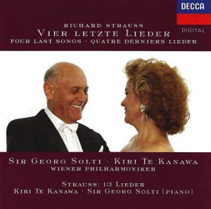 Richard Strauss - Kiri Te Kanawa, Wiener Philharmoniker, Sir Georg Solti – Four Last Songs / Thirteen Songs With Piano Accompaniment (CD)