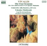 Vivaldi - Takako Nishizaki, Capella Istropolitana, Stephen Gunzenhauser – The Four Seasons, Concerto Alla Rustica In G, RV 151 (CD)