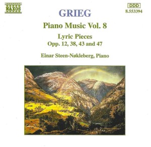 Grieg - Einar Steen-Nøkleberg – Piano Music Vol. 8 (Lyric Pieces Opp. 12, 38, 43 And 47) (CD)