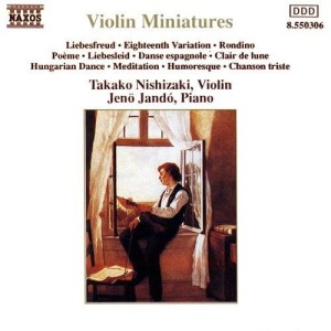 Takako Nishizaki, Jenö Jandó – Violin Miniatures (CD)