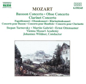Mozart - Stepan Turnovsky, Martin Gabriel,  Ernst Ottensamer, Johannes Wildner – Bassoon Concerto - Oboe Concerto - Clarinet Concerto = Fagottkonzert - Oboenkonzert - Klarinettenkonzert (CD)