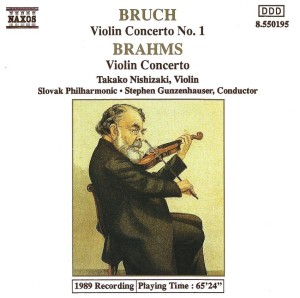 Brahms / Bruch - Takako Nishizaki, Slovak Philharmonic Orchestra, Stephen Gunzenhauser – Violin Concerto No. 1 / Violin Concerto (CD)