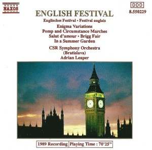 CSR Symphony Orchestra Bratislava, Adrian Leaper – English Festival (CD)