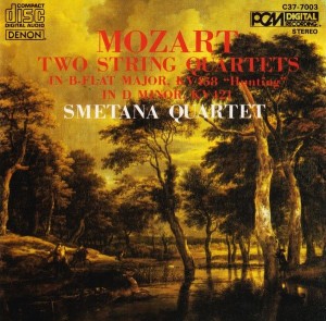 Mozart -Smetana Quartet – String Quartets No.17 & No.15 (CD)