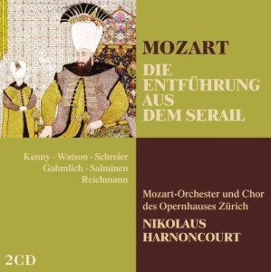 Mozart - Kenny, Watson, Schreier, Gahmlich, Salminen, Reichmann, Chor Und Mozartorchester Des Opernhauses Zürich, Nikolaus Harnoncourt – Die Entführung Aus Dem Serail (2CD)
