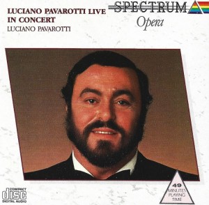 Luciano Pavarotti – Luciano Pavarotti Live In Concert (CD)