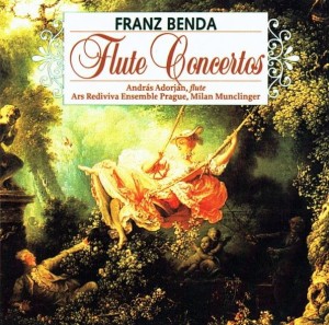Franz Benda, András Adorján, Ars Rediviva Ensemble Prague, Milan Munclinger – Flute Concertos (CD)