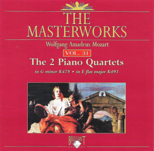 Mozart - Bart Van Oort, Tjamke Roelofs, Bernadette Verhagen, Jaap ter Linden – The 2 Piano Quartets (CD)