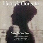 Henryk Górecki / Dawn Upshaw, London Sinfonietta, David Zinman – Symphony No. 3 (CD)