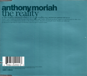 Anthony Moriah – The Reality (CD)