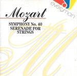 Mozart - Alfredo Scholz, Vienna State Orchestra – Symphony No. 40 / Serenade For Strings (CD)