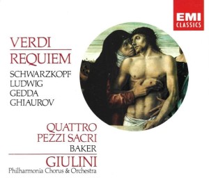 Verdi - Schwarzkopf, Ludwig, Gedda, Ghiaurov, Baker, Giulini, Philharmonia Chorus & Orchestra – Requiem / Quattro Pezzi Sacri (Box 2CD)