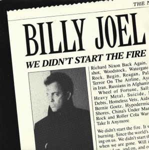 Billy Joel – We Didn't Start The Fire 7"