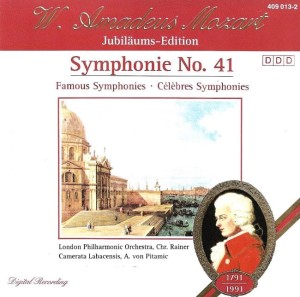 Mozart - Christian Rainer,  Camerata Labacensis, Alexander Von Pitamic – Symphonie No. 41 (CD)