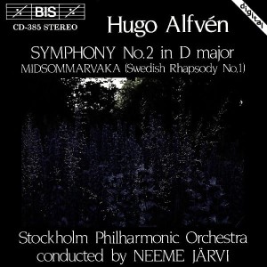 Hugo Alfvén - Stockholm Philharmonic Orchestra, Neeme Järvi – Symphony No. 2 In D Major / Midsommarvaka (Swedish Rhapsody No.1) (CD)