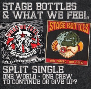 Stage Bottles / What We Feel ‎– Split Single (CD)