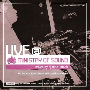 CJ Mackintosh / Various – Ministry Presents Live @ Ministry Of Sound (CD)