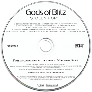 Gods Of Blitz – Stolen Horse (CD)